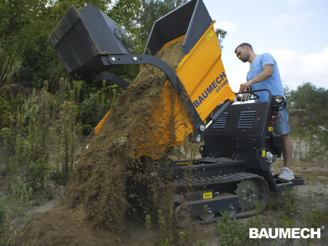 Мини-думпер BAUMECH BM1-GT-1000, Zongshen GB460, электропакет