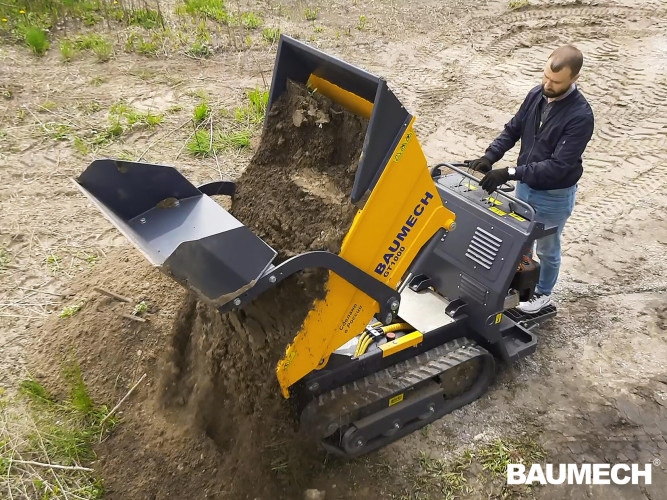 Мини-думпер BAUMECH BM1-GT-1000, Zongshen GB460, электропакет