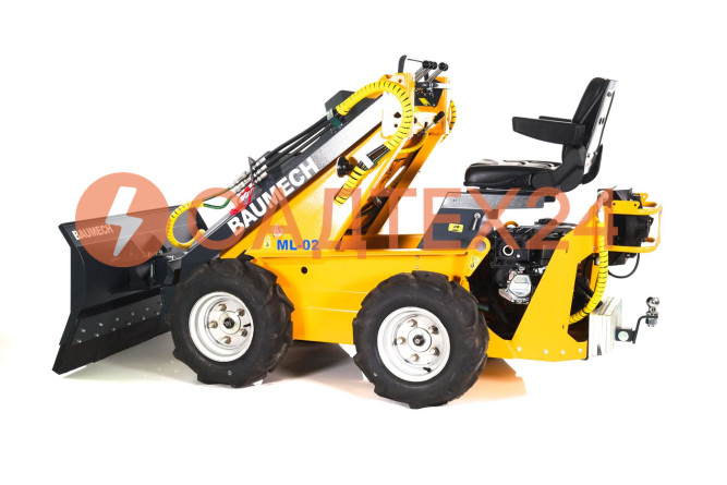 Мини-погрузчик BAUMECH ML-02, дв.Zongshen GB460E + гидравлический отвал 120 см