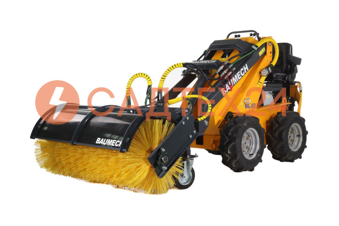 Мини-погрузчик BAUMECH ML-02, дв.Zongshen GB460E + гидравлическая щётка 115 см