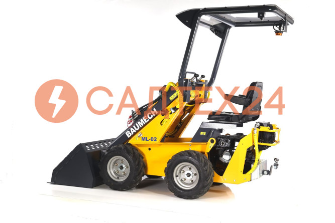 Мини-погрузчик BAUMECH ML-02, дв.Zongshen GB460E + ковш-снег 120 см + каркас безопасности