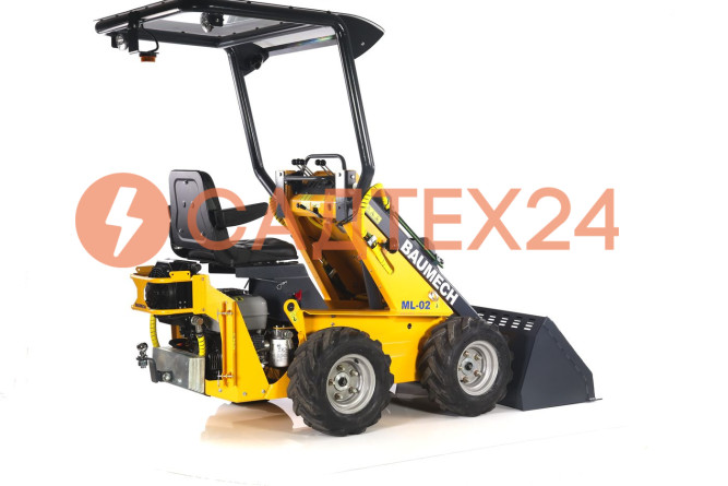 Мини-погрузчик BAUMECH ML-02, дв.Zongshen GB460E + ковш-снег 120 см + каркас безопасности