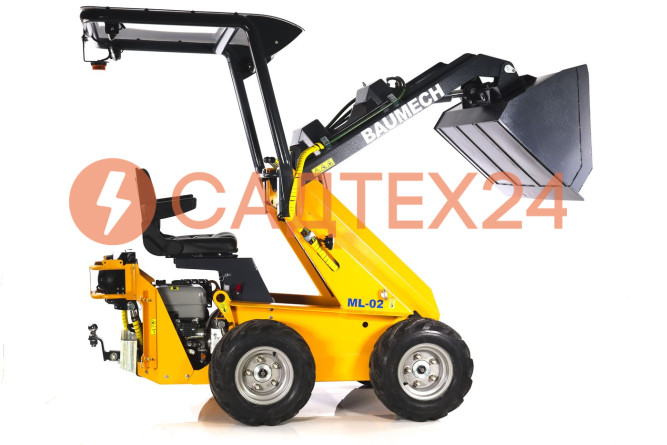 Мини-погрузчик BAUMECH ML-02, дв.Zongshen GB460E + ковш-снег 120 см + каркас безопасности