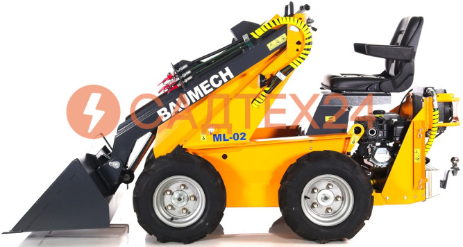 Мини-погрузчик BAUMECH ML-02, дв.Zongshen GB460E + ковш универсальный 110 см
