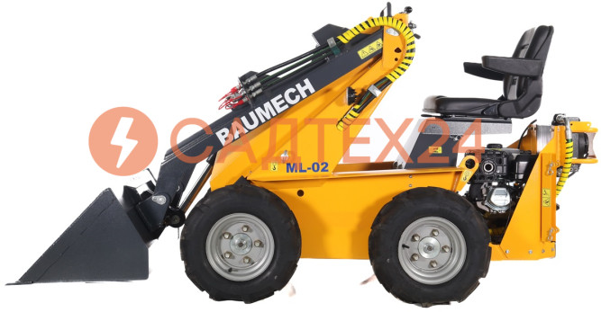 Мини-погрузчик BAUMECH ML-02, дв.Zongshen GB460E + ковш универсальный 110 см