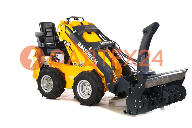 Мини-погрузчик BAUMECH ML-02, дв.Zongshen GB460E + роторный снегоуборщик 110 см