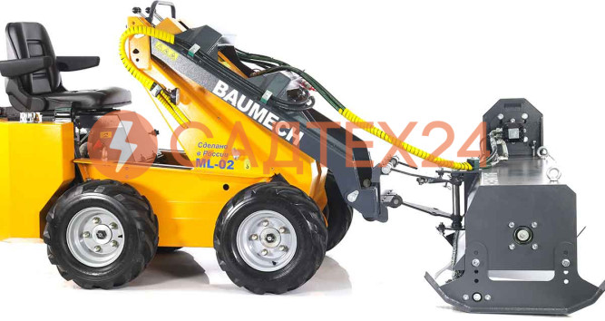 Мини-погрузчик BAUMECH ML-02 Pro, дв.Zongshen GB750 инж. + мульчер 110см