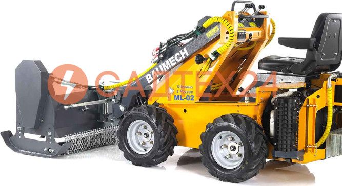 Мини-погрузчик BAUMECH ML-02 Pro, дв.Zongshen GB750 инж. + мульчер 110см