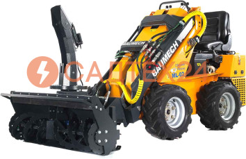 Мини-погрузчик BAUMECH ML-02 Pro, дв.Zongshen GB750 инж.+ роторный снегоуборщик 110 см