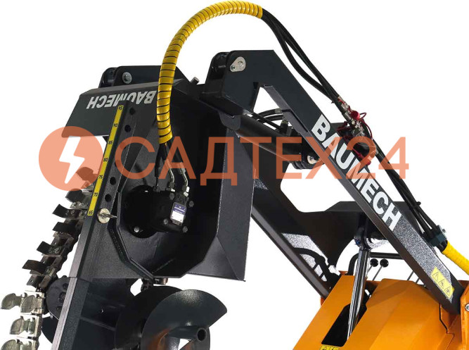 Мини-погрузчик BAUMECH ML-02 Pro, дв.Zongshen GB750 инж. + траншеекопатель 90 см