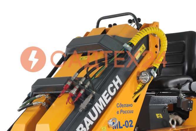 Мини-погрузчик BAUMECH ML-02 Pro, дв.Zongshen GB750 инж. на газонных колесах