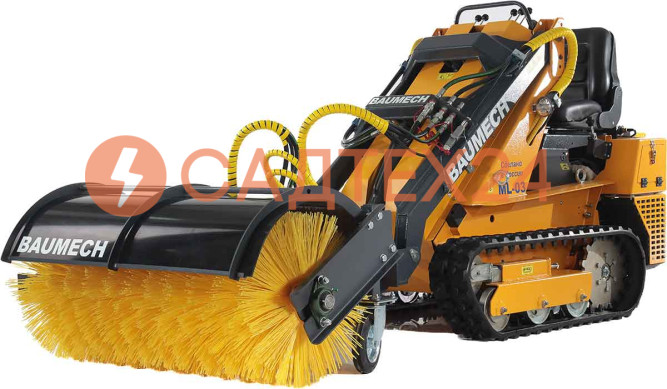 Мини-погрузчик BAUMECH ML-03 Pro, дв.Zongshen GB750 инж. + гидравл.щетка 115см
