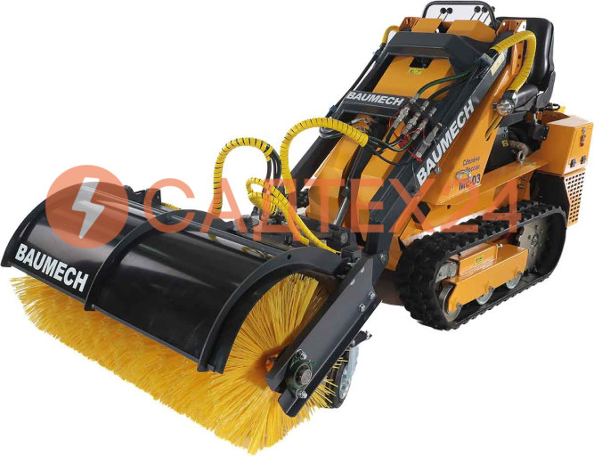 Мини-погрузчик BAUMECH ML-03 Pro, дв.Zongshen GB750 инж. + гидравл.щетка 115см