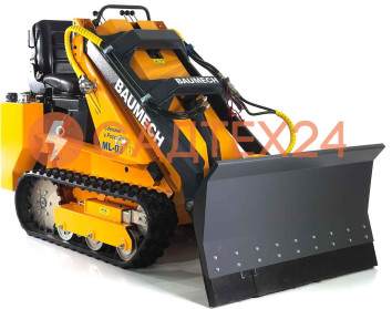 Мини-погрузчик BAUMECH ML-03 Pro, дв.Zongshen GB750 инж. +  гидравлический отвал 120 см