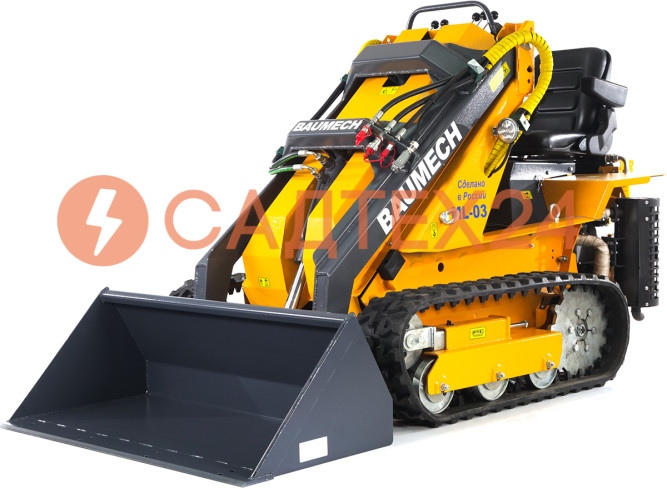 Мини-погрузчик BAUMECH ML-03 Pro, дв.Zongshen GB750 инж. + ковш универсальный 110см