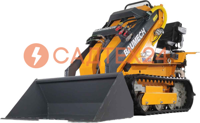 Мини-погрузчик BAUMECH ML-03 Pro, дв.Zongshen GB750 карб. + ковш универсальный 110см