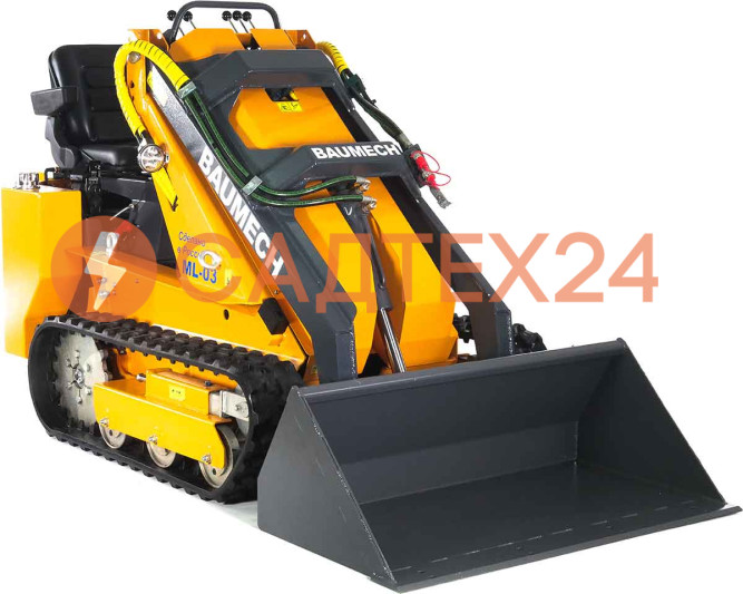 Мини-погрузчик BAUMECH ML-03 Pro, дв.Zongshen GB750 карб. + ковш универсальный 110см