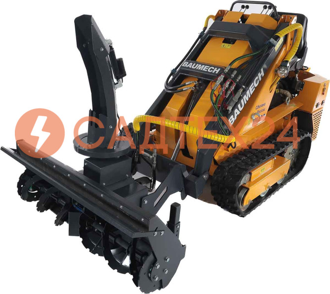 Мини-погрузчик BAUMECH ML-03 Pro, дв.Zongshen GB750 инж. + роторный снегоуборщик 110 см