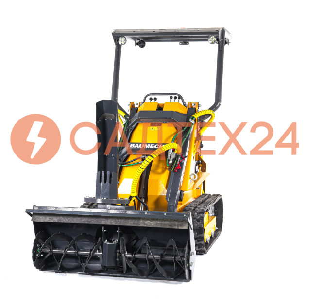 Мини-погрузчик BAUMECH ML-03 диз, дв. Lifan C192FD +снегоуборщик 110 см + каркас безопасности
