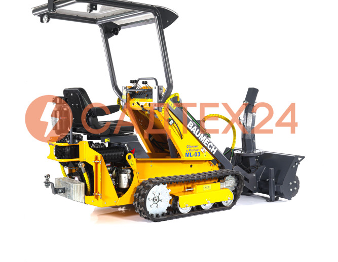 Мини-погрузчик BAUMECH ML-03 диз, дв. Lifan C192FD +снегоуборщик 110 см + каркас безопасности