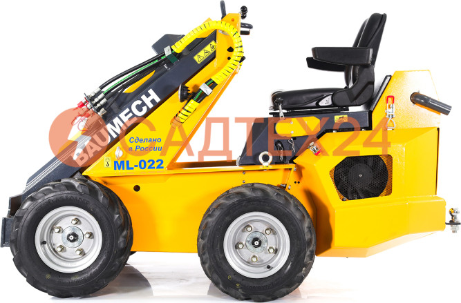 Мини-погрузчик BAUMECH ML-022 Pro (Zongshen GB750 EFI инжектор + капот)