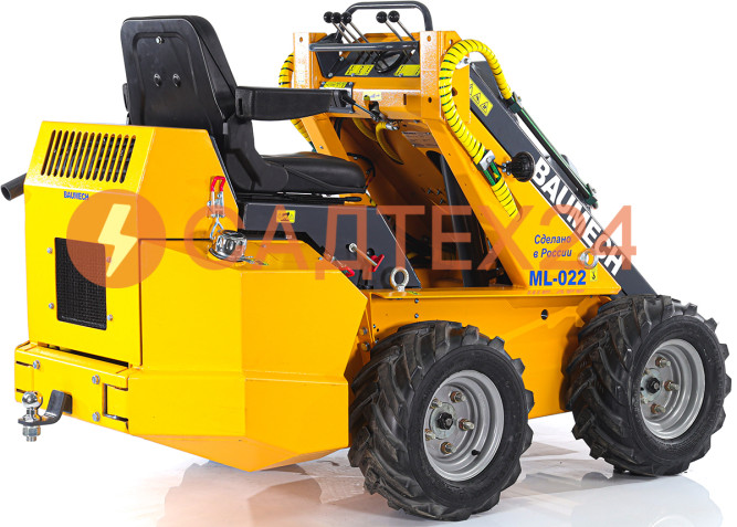 Мини-погрузчик BAUMECH ML-022 Pro (Zongshen GB750 EFI инжектор + капот)